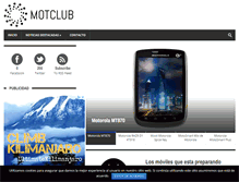 Tablet Screenshot of motclub.com